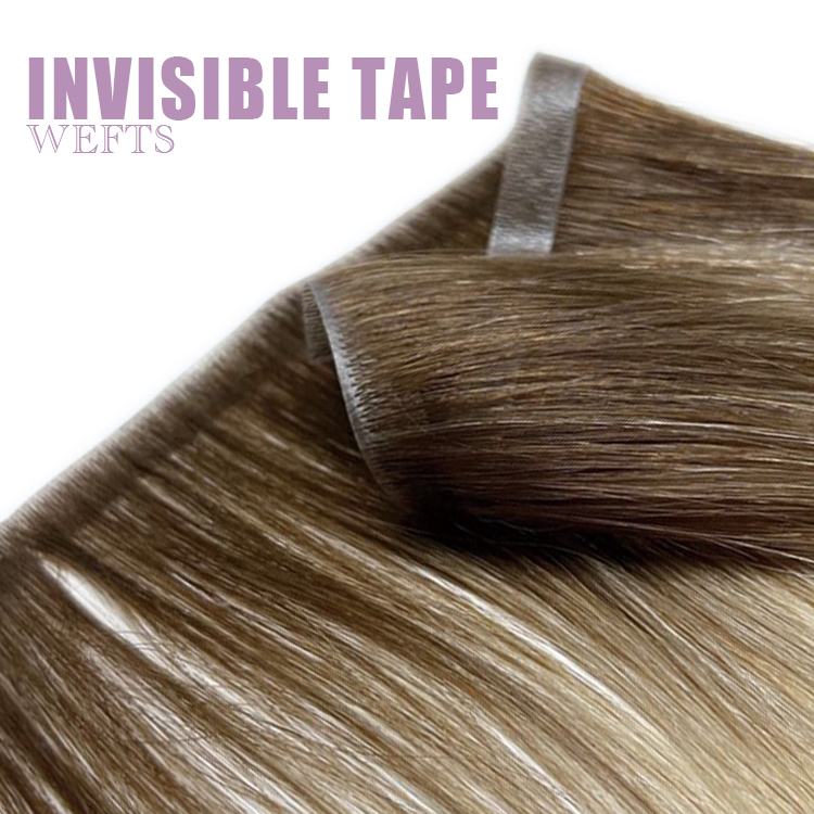 Invisible Tape Wefts Wholesale Cuticle Intact Remy Hair Double Drawn
