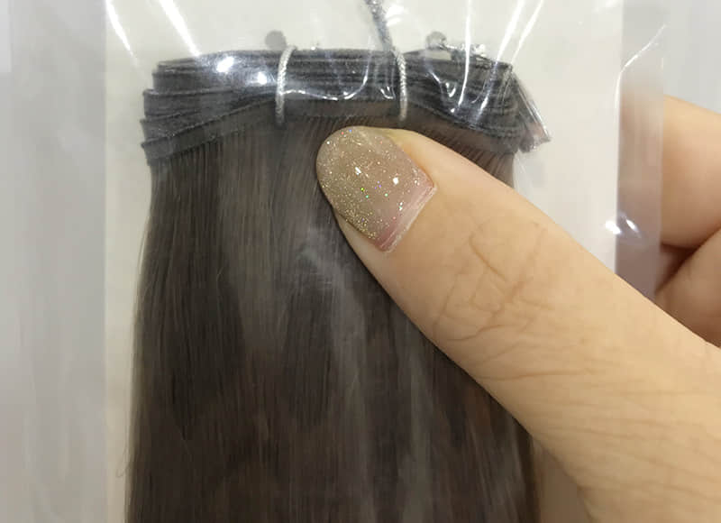 Flat Wefts Wholesale Cuticle Remy Hair Extensions Super Double Drawn