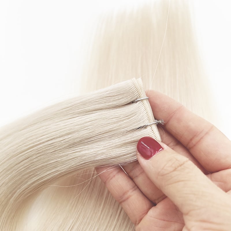 Genius Wefts Double Drawn Wholesale Cuticle Remy Hair Extensions