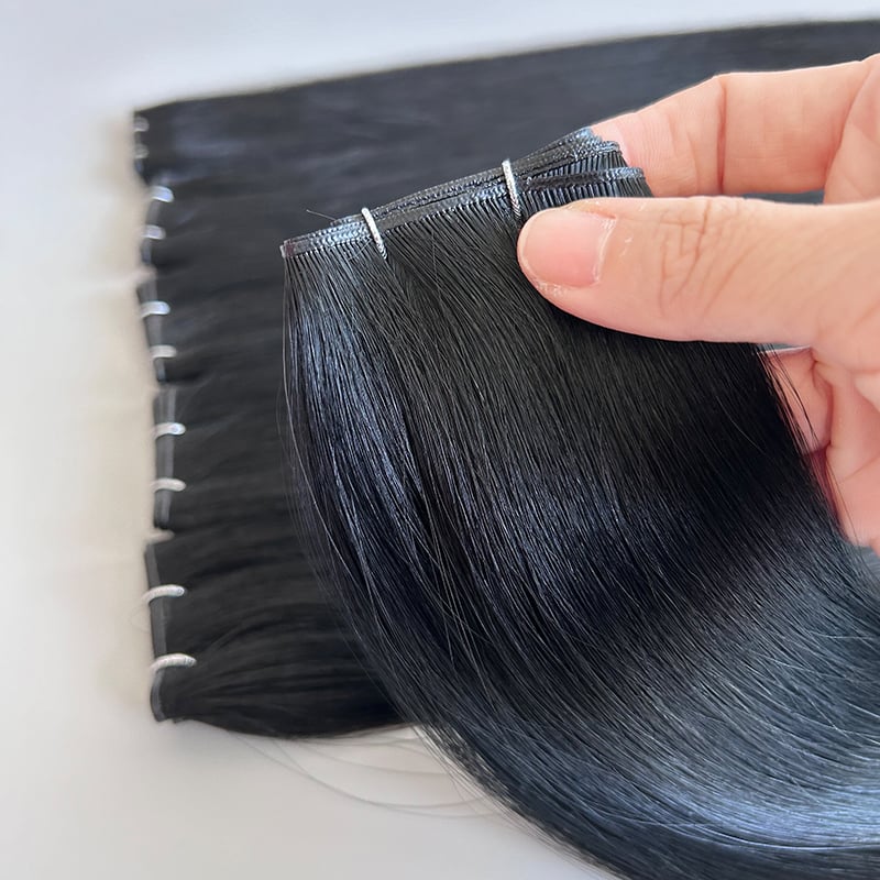 Genius Wefts Double Drawn Wholesale Cuticle Remy Hair Extensions