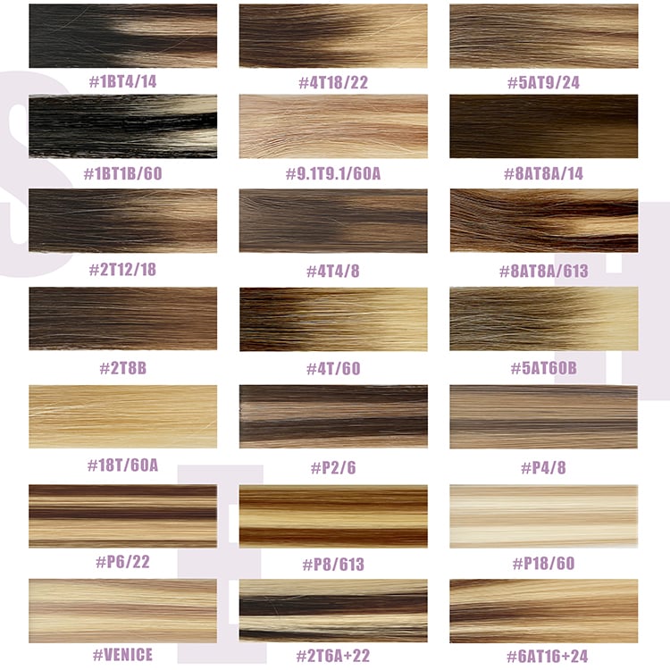 No Shedding Super Double Drawn Cuticle Remy Tapeins Hair Extensions