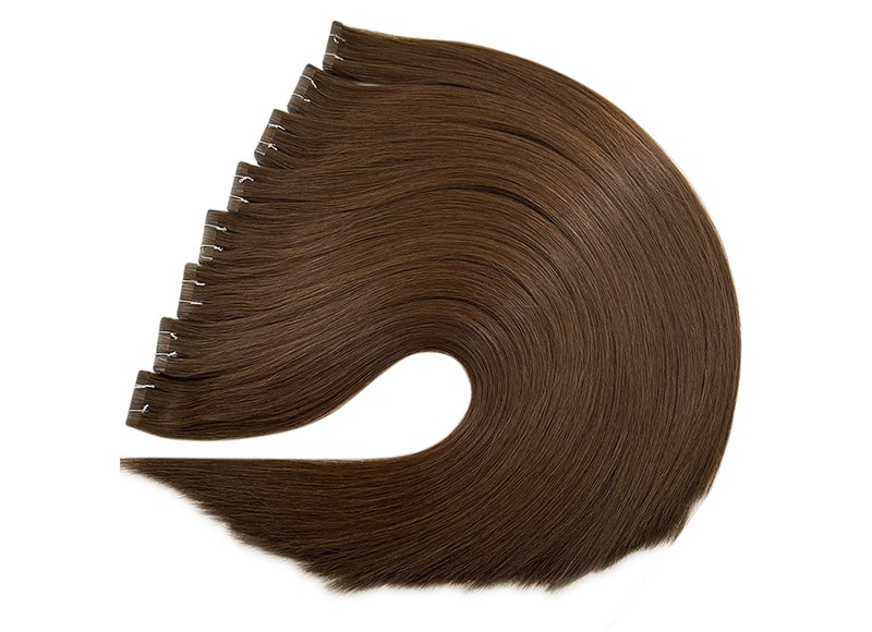 Cuticle Intact Remy Human Hair Injection Invisible Tapeins Hair Extensions