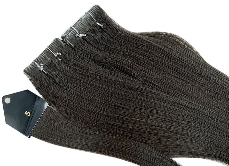 Cuticle Intact Remy Human Hair Injection Invisible Tapeins Hair Extensions