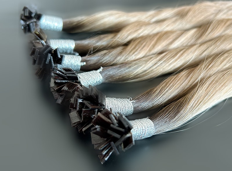 RTS Cuticle Remy Hair Ktips Hair Extensions Double Drawn Factory Direct Pricing