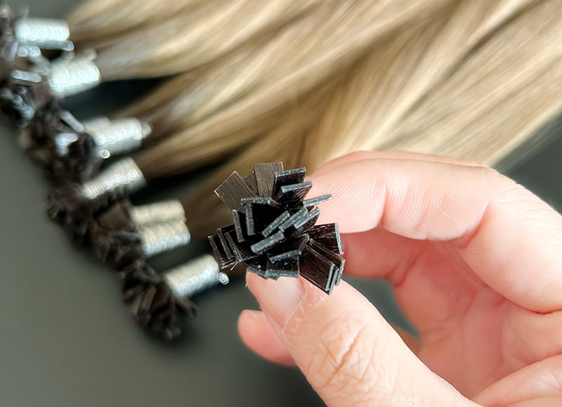 RTS Cuticle Remy Hair Ktips Hair Extensions Double Drawn Factory Direct Pricing