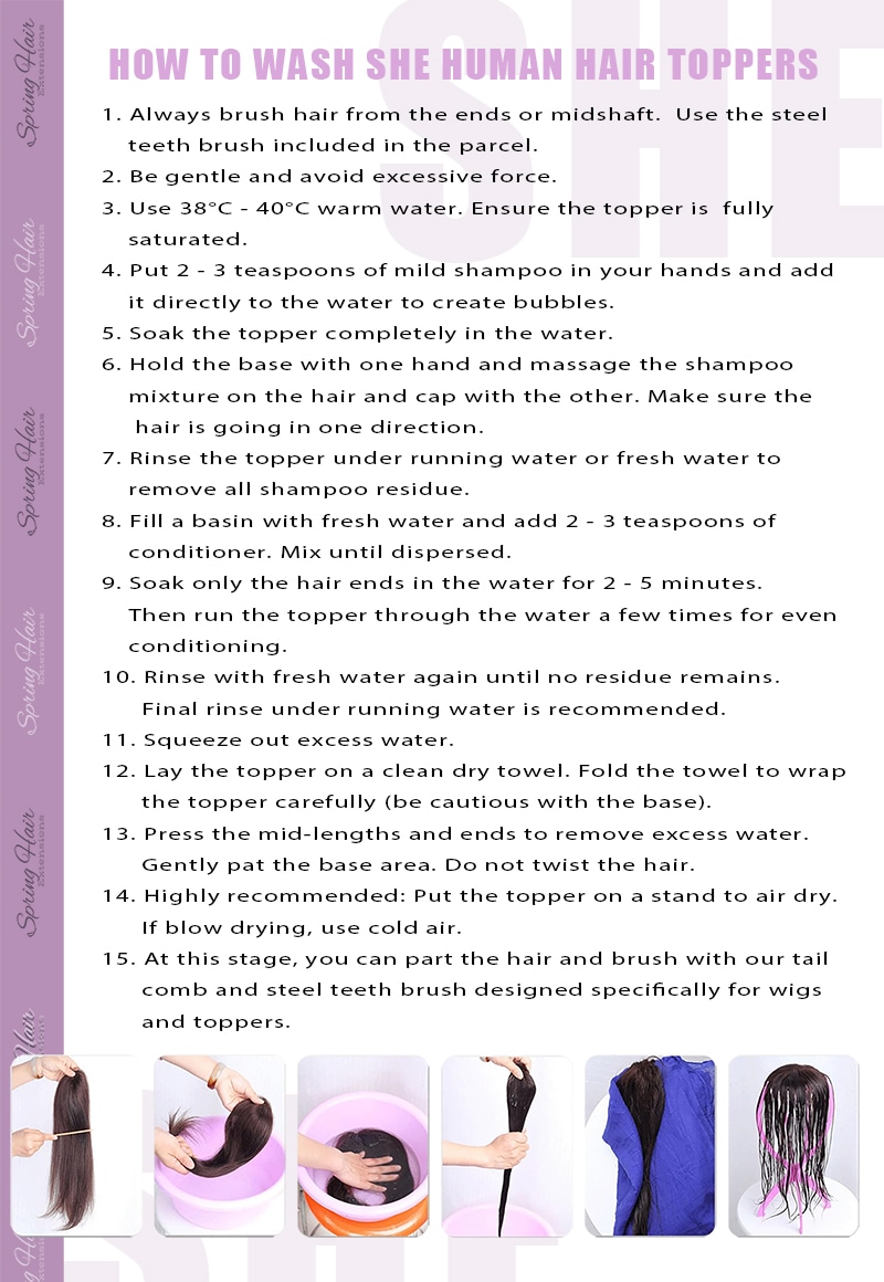 Silk Top Human Natural Hair Toppers Multi-directional Part  Line