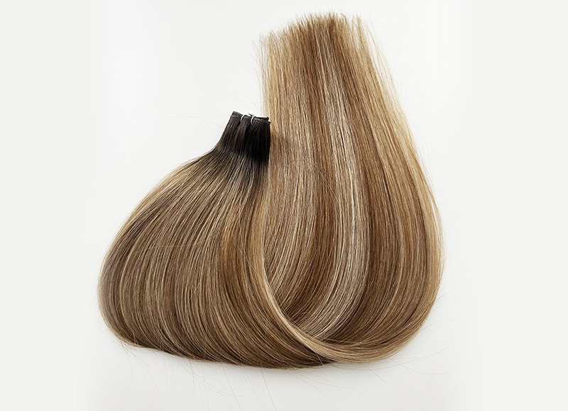 Genius Wefts Cuticle Intact Remy Hair Double Drawn #2T4/6