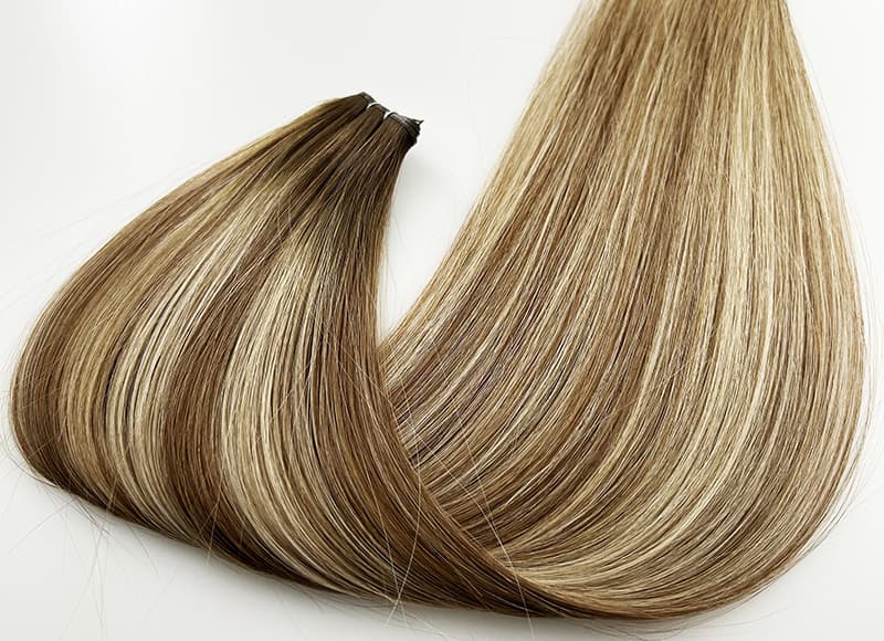 Genius Wefts Cuticle Intact Remy Hair Double Drawn #2DT4/22