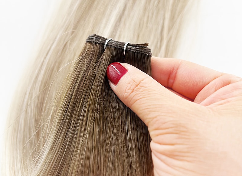 Genius Wefts Cuticle Intact Remy Hair Double Drawn #2DT60A/18A