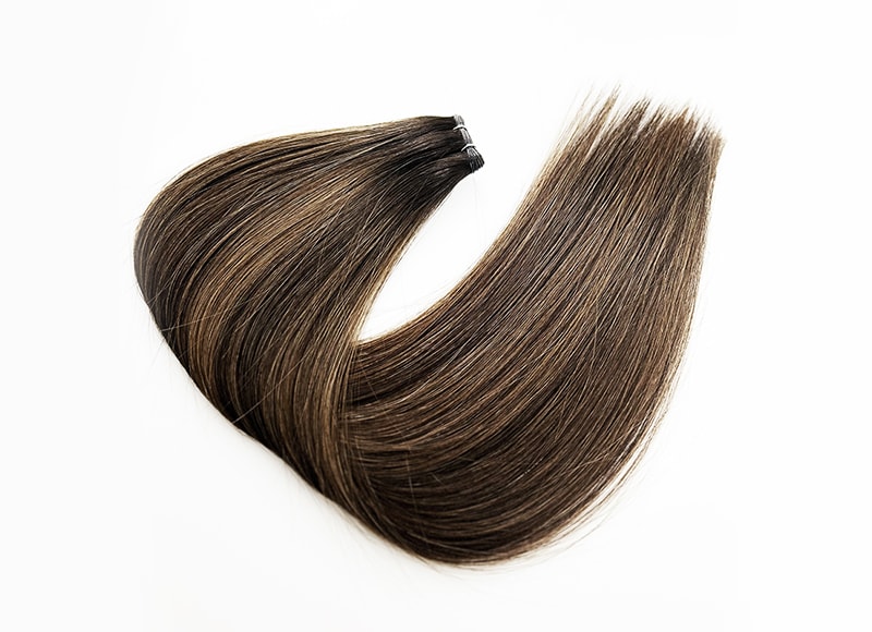 Genius Wefts Cuticle Intact Remy Hair Double Drawn #2T2/4