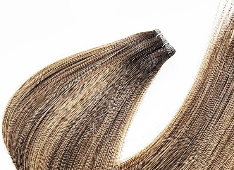Genius Wefts Cuticle Intact Remy Hair Double Drawn #2T2/4
