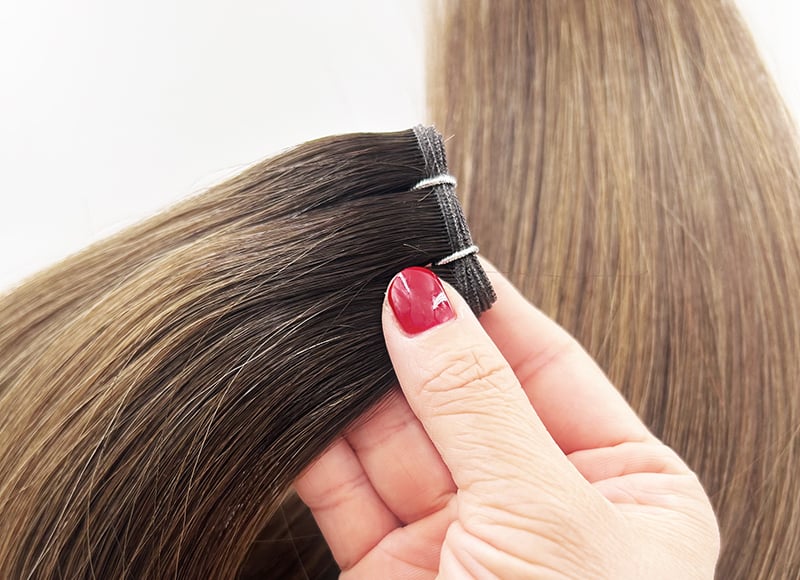 Genius Wefts Cuticle Intact Remy Hair Double Drawn #2T2/4