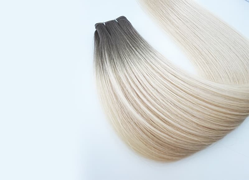 Genius Wefts Cuticle Intact Remy Hair Double Drawn #16AT/60 