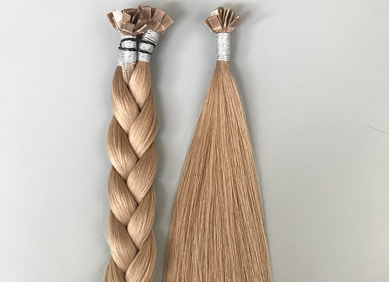 Flat-tips Cuticle Intact Remy Hair Double Drawn #6