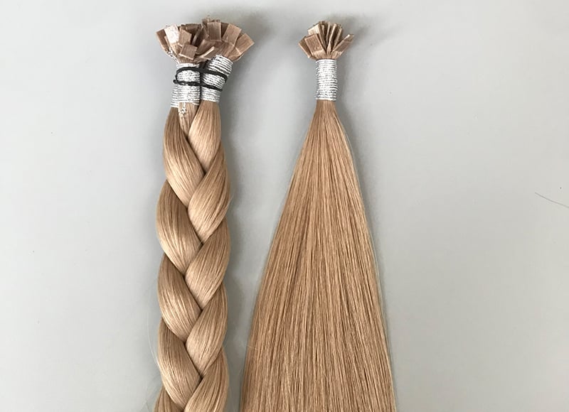 Flat-tips Cuticle Intact Remy Hair Double Drawn #6