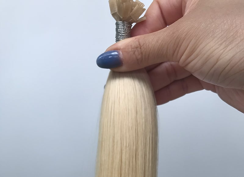 Flat-tips Cuticle Intact Remy Hair Double Drawn #60