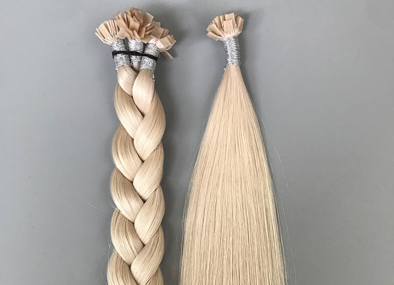 Flat-tips Cuticle Intact Remy Hair Double Drawn #60A