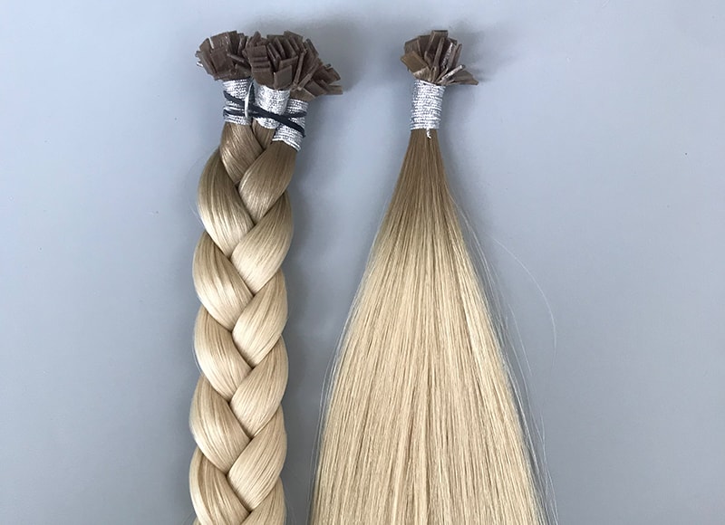 Flat-tips Cuticle Intact Remy Hair Double Drawn #9T60