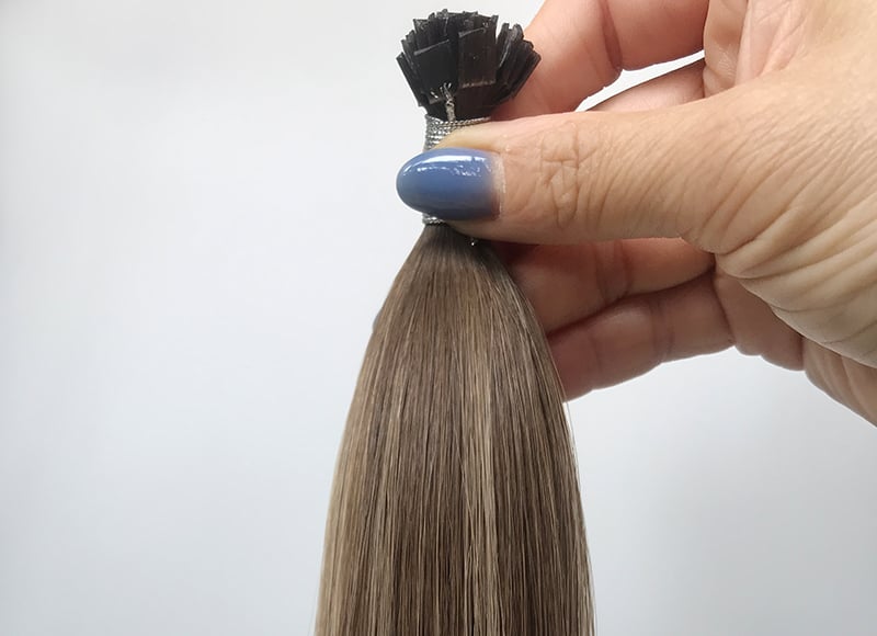 Flat-tips Cuticle Intact Remy Hair Double Drawn #2DT2DP6