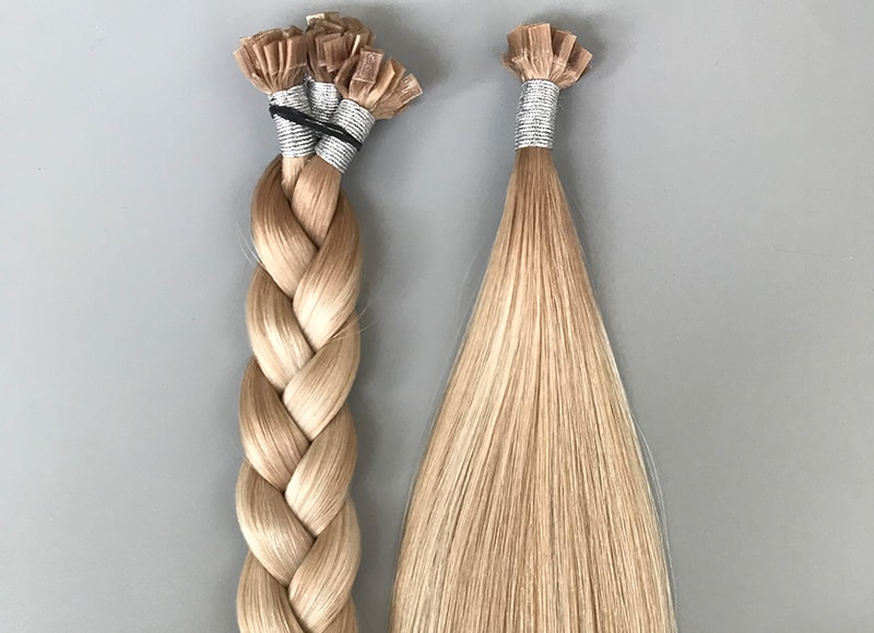 Flat-tips Cuticle Intact Remy Hair Double Drawn #20T20P60A