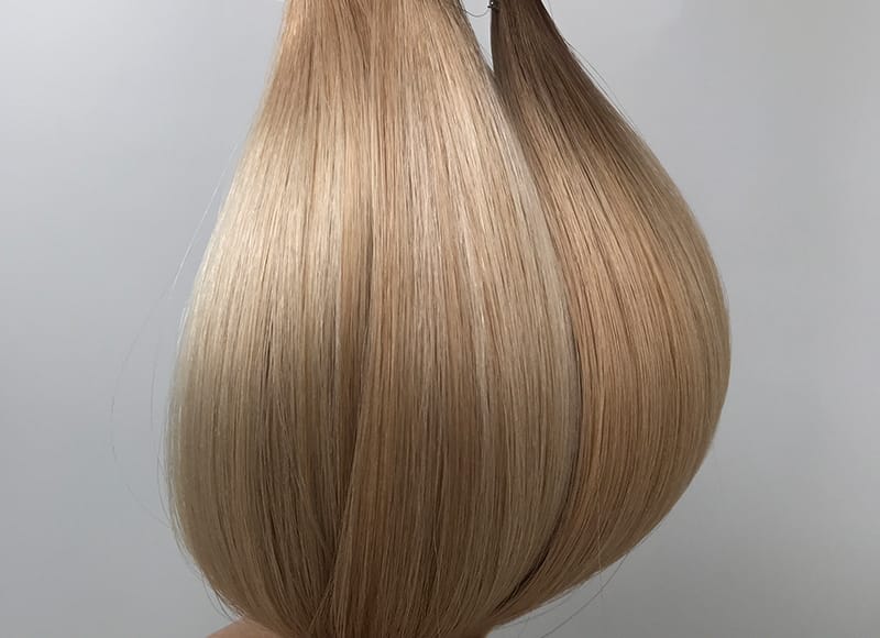 Flat-tips Cuticle Intact Remy Hair Double Drawn #20T20P60A