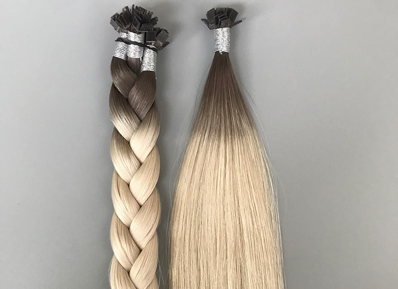 Flat-tips Cuticle Intact Remy Hair Double Drawn #16AT60A