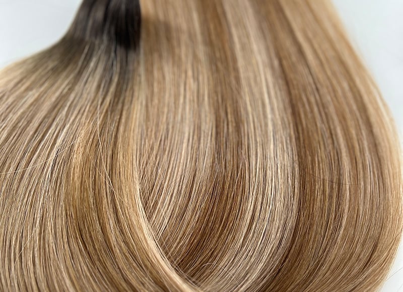 Cuticle Intact Remy Hair Flat-tips Double Drawn #2T4P6