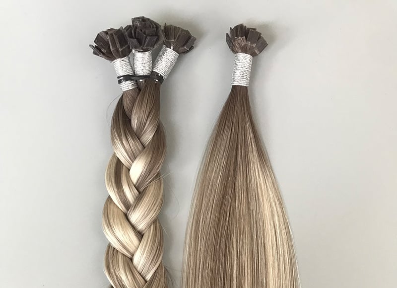 Flat-tips Cuticle Intact Remy Hair Double Drawn #16AT16AP60A