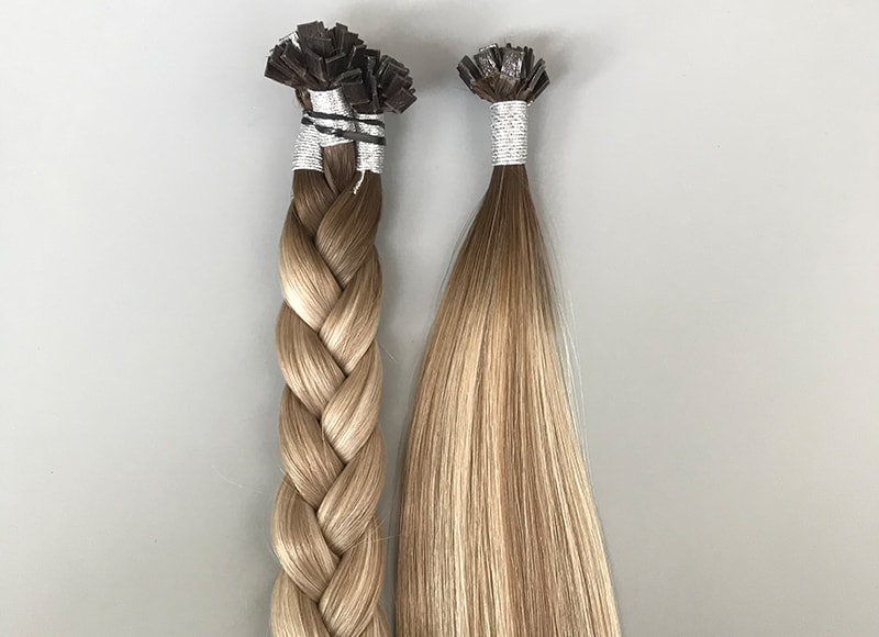 Flat-tips Cuticle Intact Remy Hair Double Drawn #2DT60AP18A