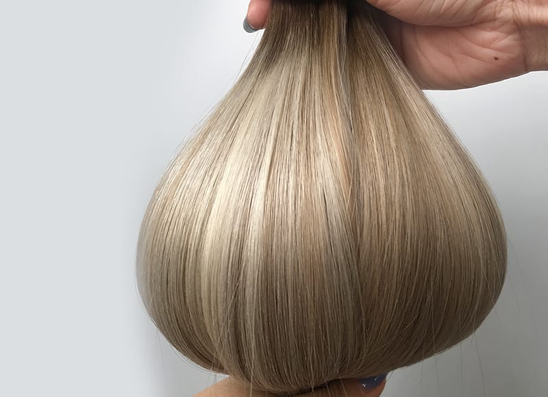 Flat-tips Cuticle Intact Remy Hair Double Drawn #2DT60AP18A