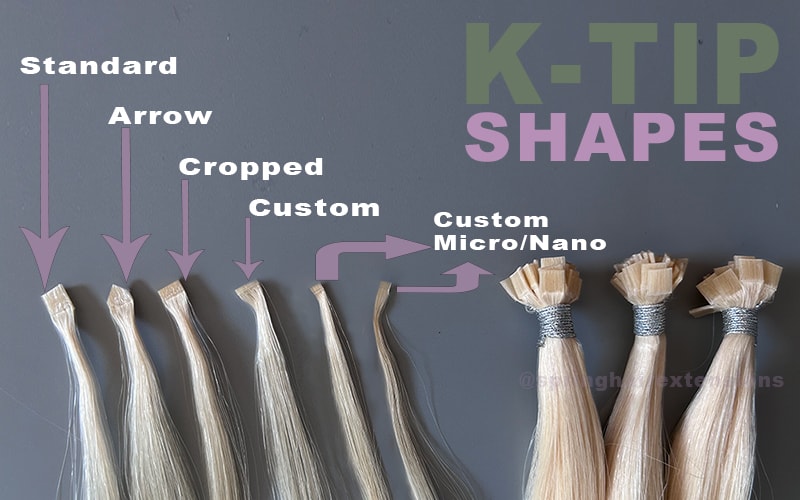 Custom Keratin Tip Shades Cuticle Intact Remy Human Hair Extensions