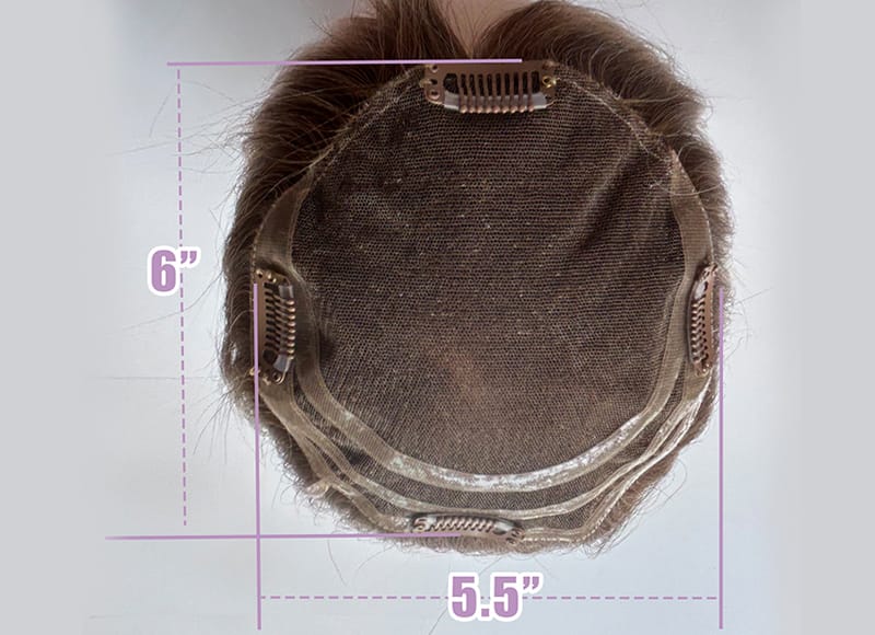 Swiss Lace Base Topper for Women 6x5.5 3T60