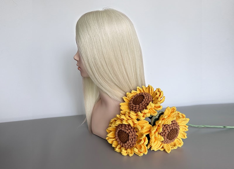 Mono Base 5.5x6.5 Human Hair Toppers for Women