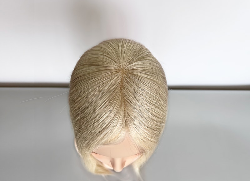 Mono Base 5.5x6.5 Human Hair Toppers for Women