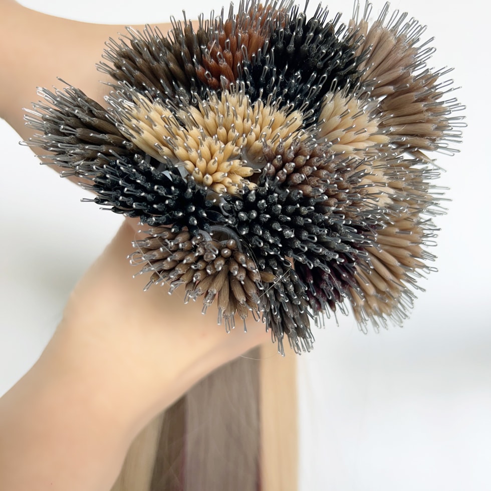 Cuticle Remy Hair Nano Tips Hair Extensions Double Drawn Factory Direct Pricing