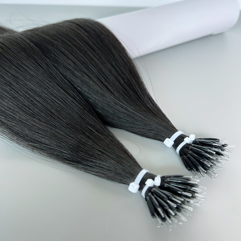 Nano Tip Hair Extensions #1B