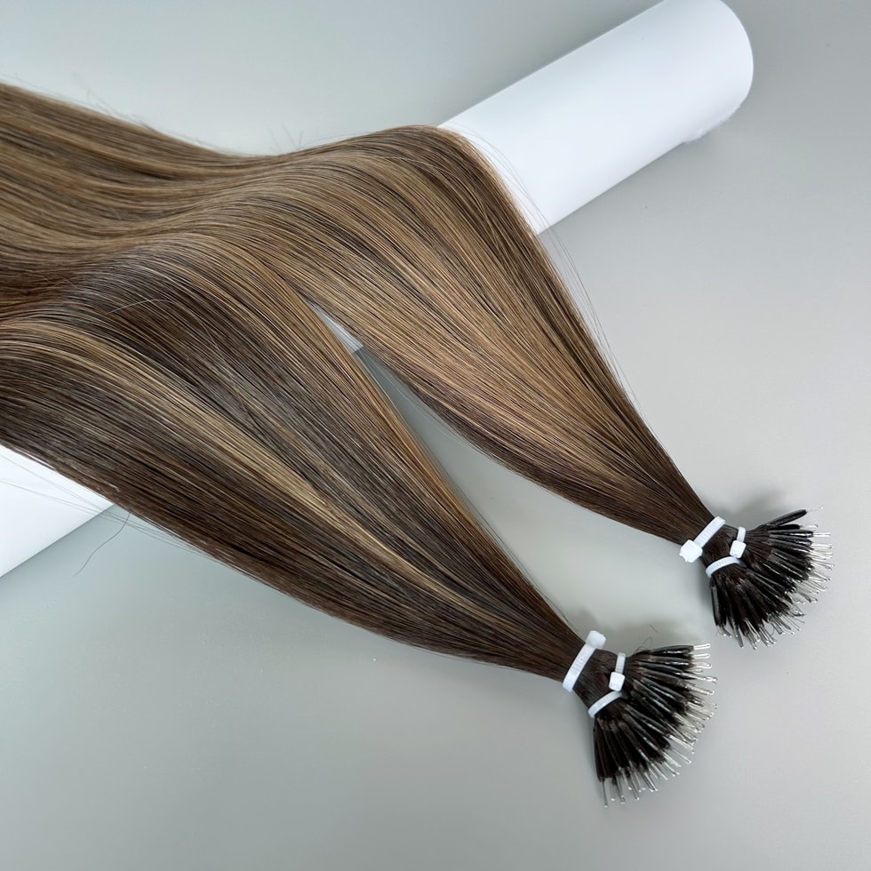Nano Tip Hair Extensions #2T2P4