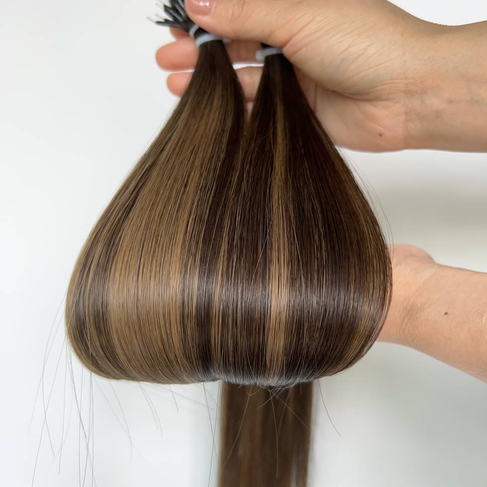 Nano Tip Hair Extensions #2T2P4