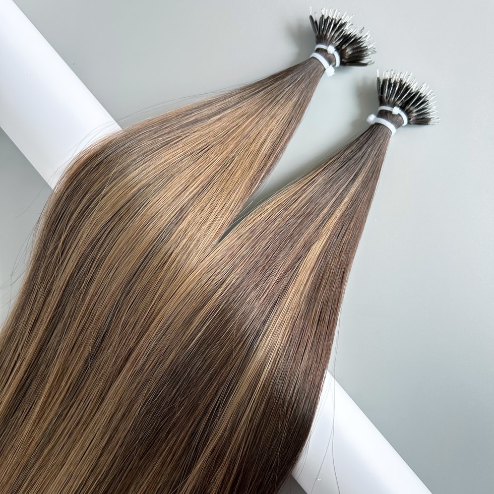 Nano Tip Hair Extensions #2T2P4