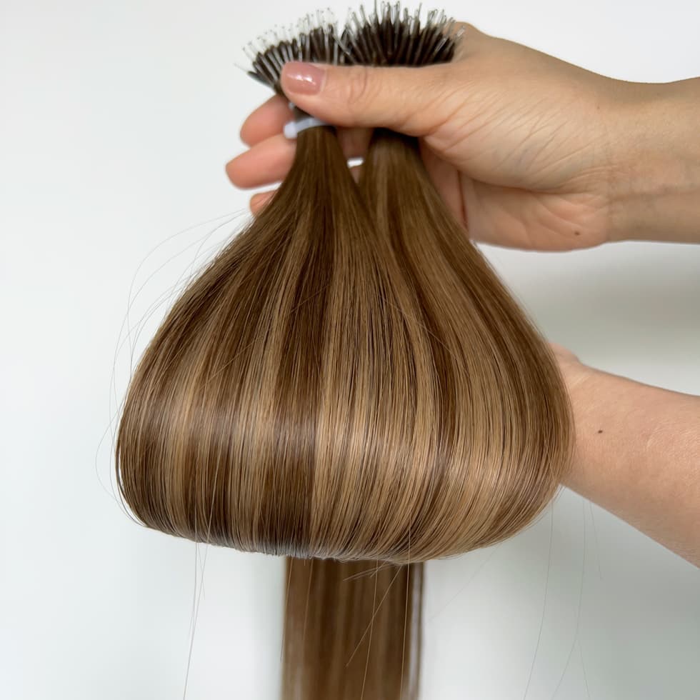 Nano Tip Hair Extensions #4AT4AP6A