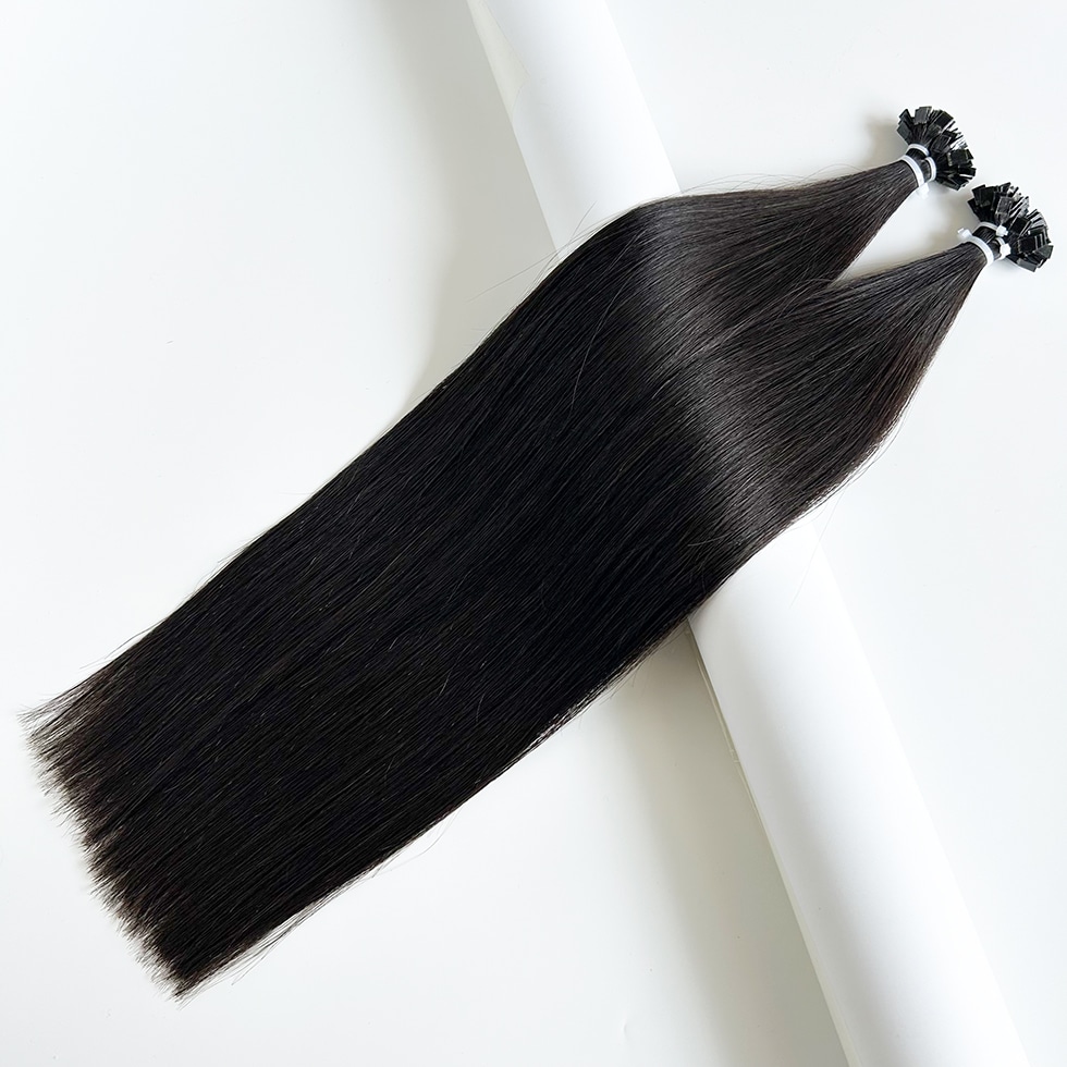 Flat Tip Hair Extensions #1B
