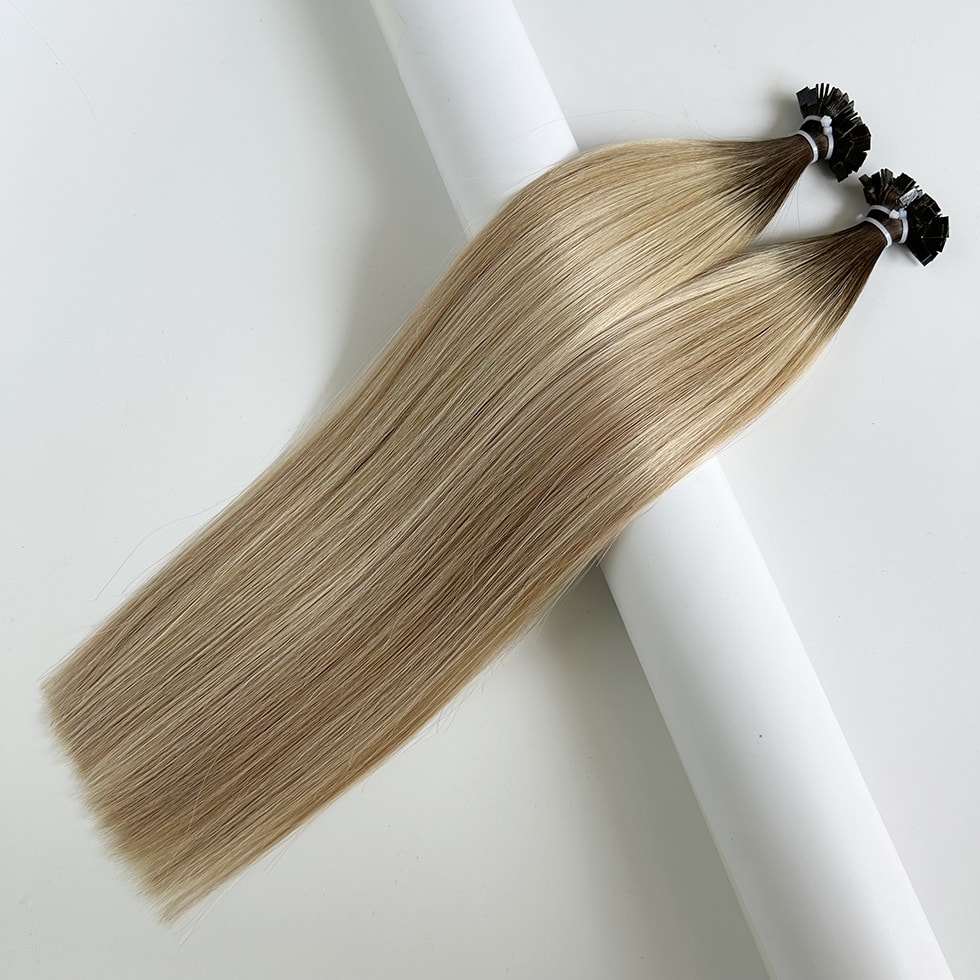 Flat Tip Hair Extensions #3T18P60