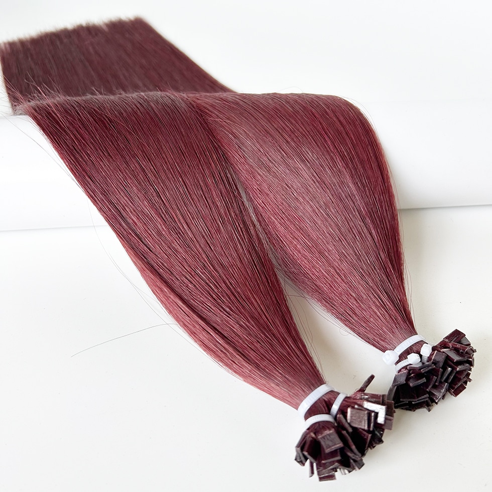 Flat Tip Hair Extensions #99J