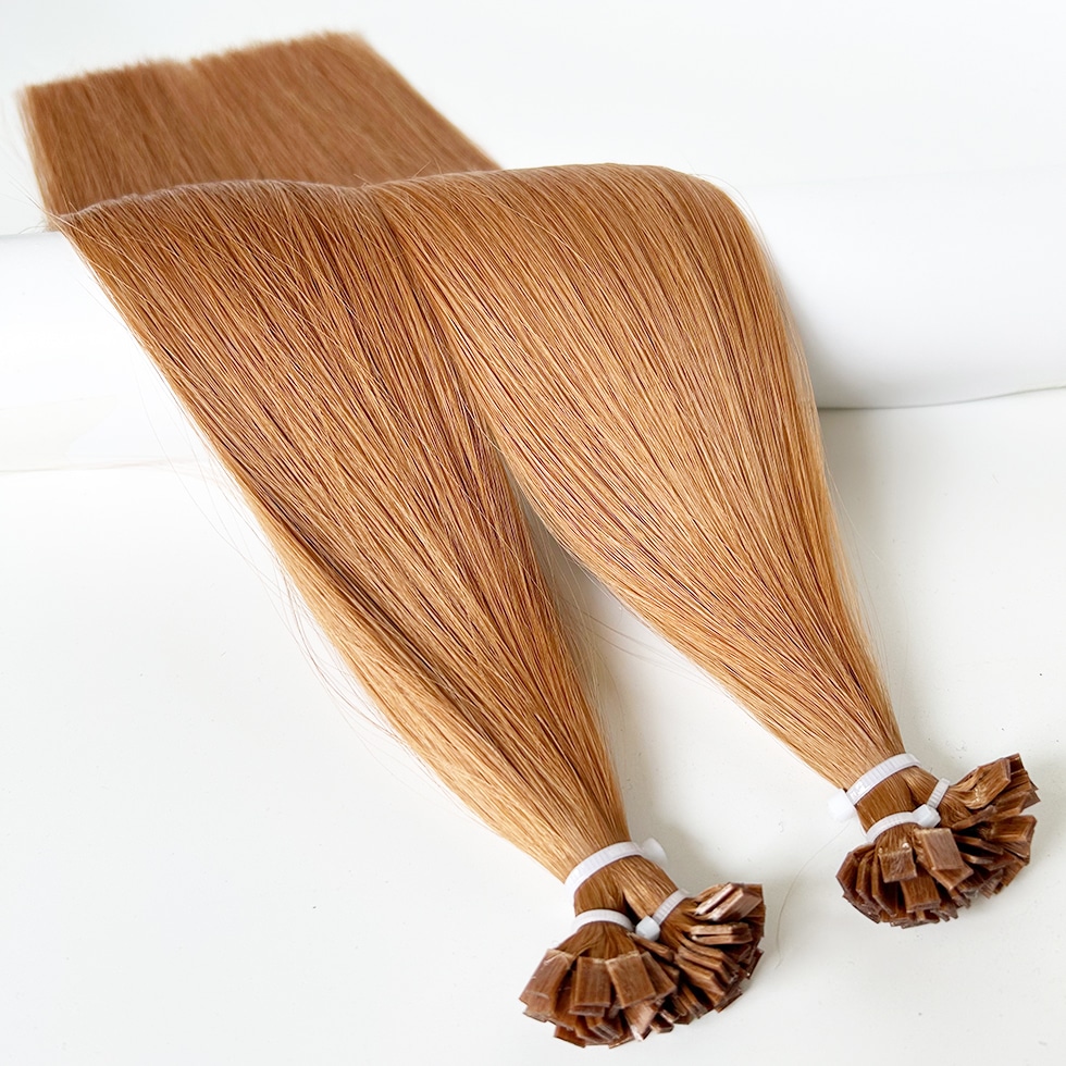 Flat Tip Human Hair Extensions #30