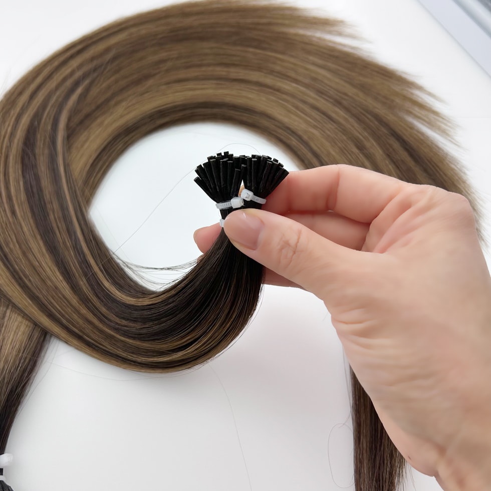Stick I Tip Hair Extensions #2T2P4