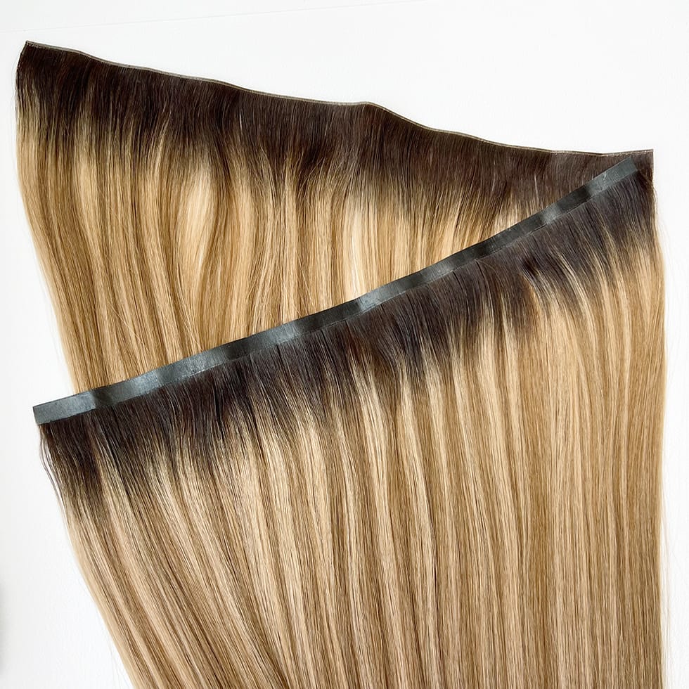 Thick Genius Tape Weft Virgin Remy Human Hair Extensions