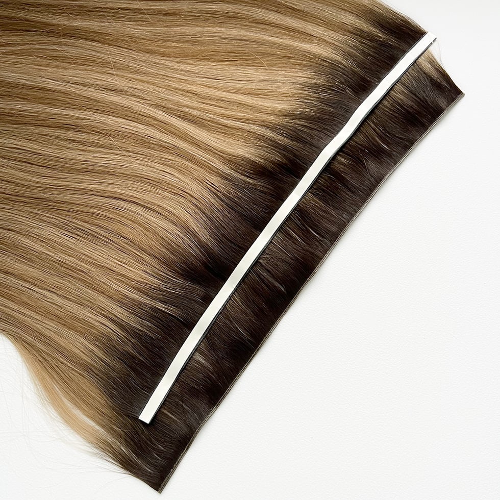 Thick Genius Tape Weft Virgin Remy Human Hair Extensions